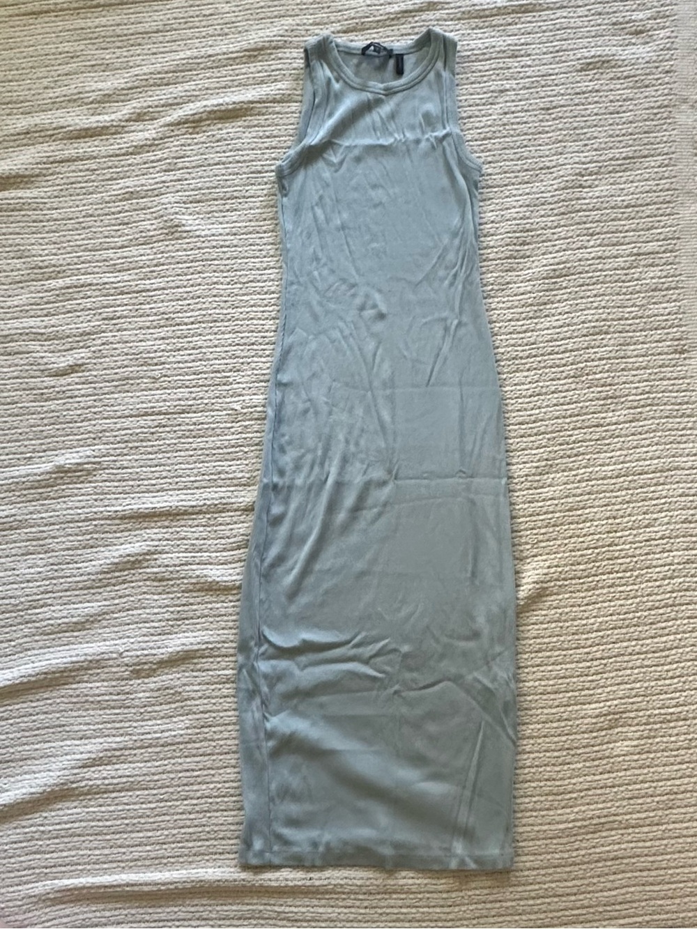 Theory Sleeveless Light Baby Blue Midi Dress